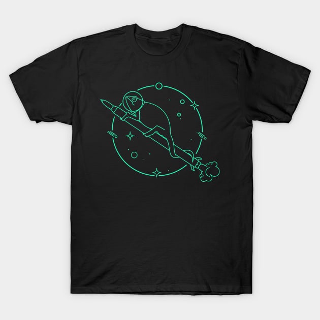 Space Lizard T-Shirt by lime line